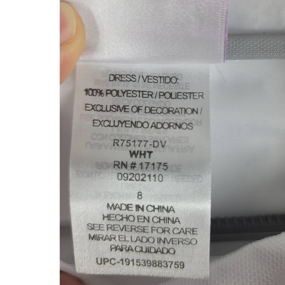 Iris and Ivy Girls Flower Girls Wedding Event First Communion Dress 8 NWT - Picture 6 of 6